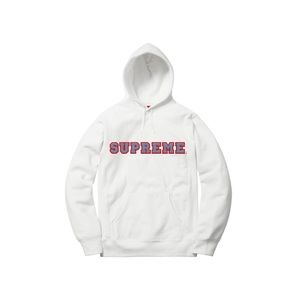 Supreme SS18 Cord Collegiate Logo Hooded